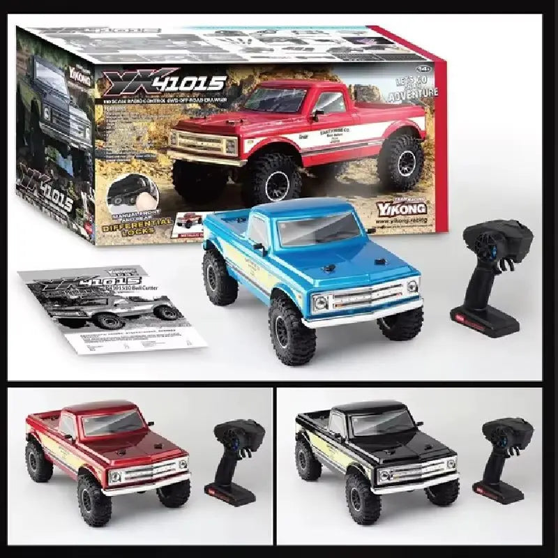 YIKONG 1/10 Yk41015 Rc Car Simulation Remote-Controlled Electric 4-Wheel Drive Climbing Off-Road Vehicle Model With Differential