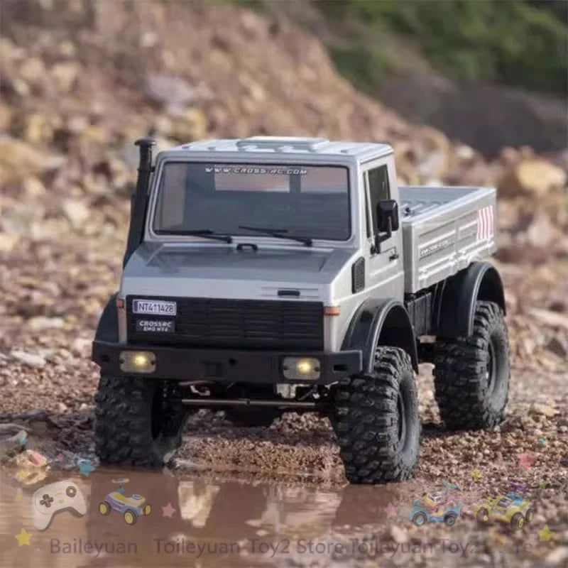 Crossrc Rc Crawler Emo Nt4 1/10 Scale Unimog 4Wd Electric Remote Control Off Road Model Truck Rock Climbing Hobby Vehicle