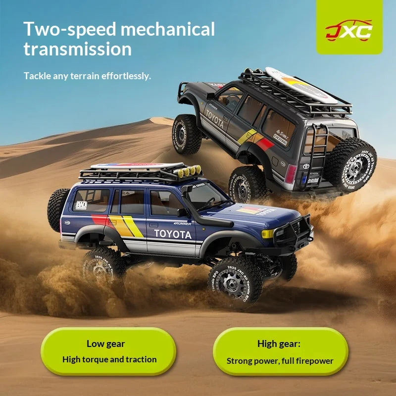 Jxc 1:12 Lc80 3-Channel Simulate Toyota Remote Controlled Electric Four-Wheel Drive Climbing Off-Road Vehicle 20g Servo Motor Rc