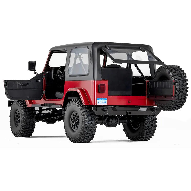 FMS ROCHOBBY 1:10 Mashigan RC Rock Crawler RS Red 4WD Remote Control Off-Road Vehicle Simulation Model Climbing Car RS