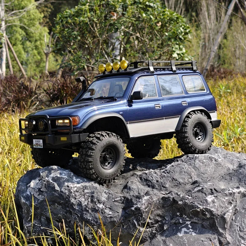 FMS new FCX10 Pro  LC80 simulation crossing official authorization with high and low speed remote control off-road climbin
