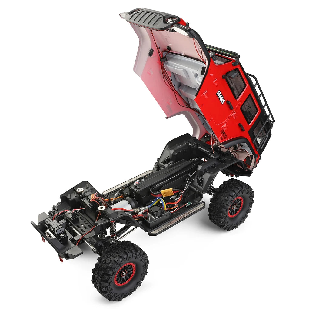 1/10 WLtoys 104006 RC Car 2.4G RTR Full Proportional Rock Crawler LED Drift Remote Control Vehicle 4WD Off-Road Climbing Car Toy