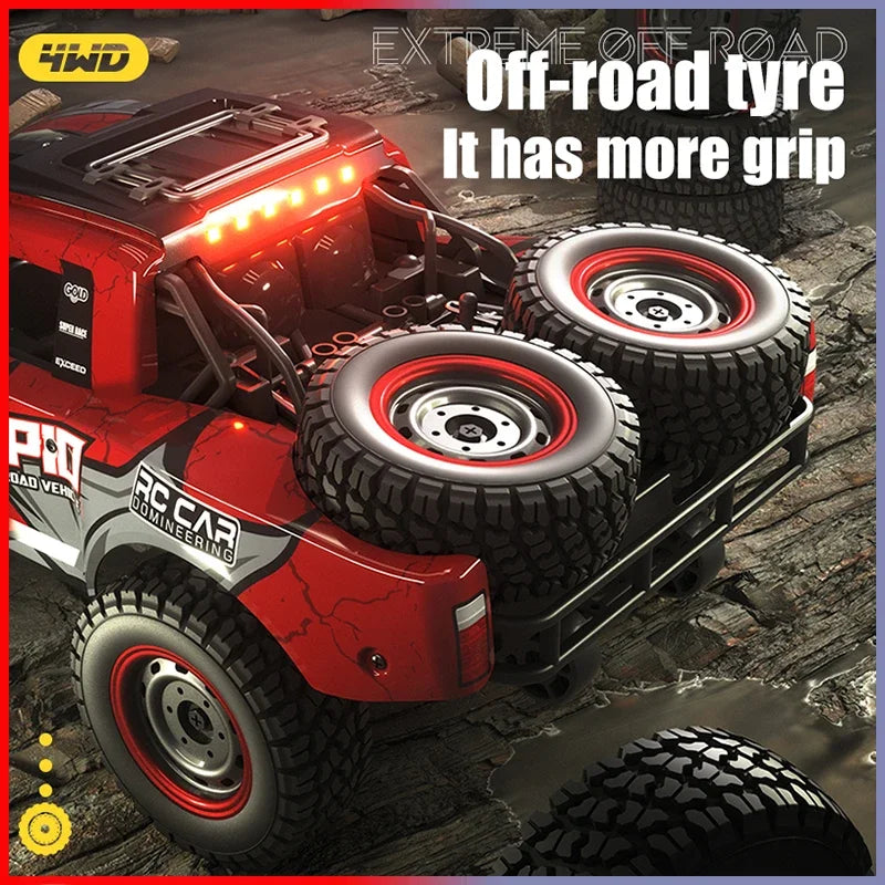 Rc Car Off Road 4x4 50km/h or 70km/h High Speed Brushless Motor Monster Truck 1/16 Desert/Snow Racing Drift Cars Toys for Boys
