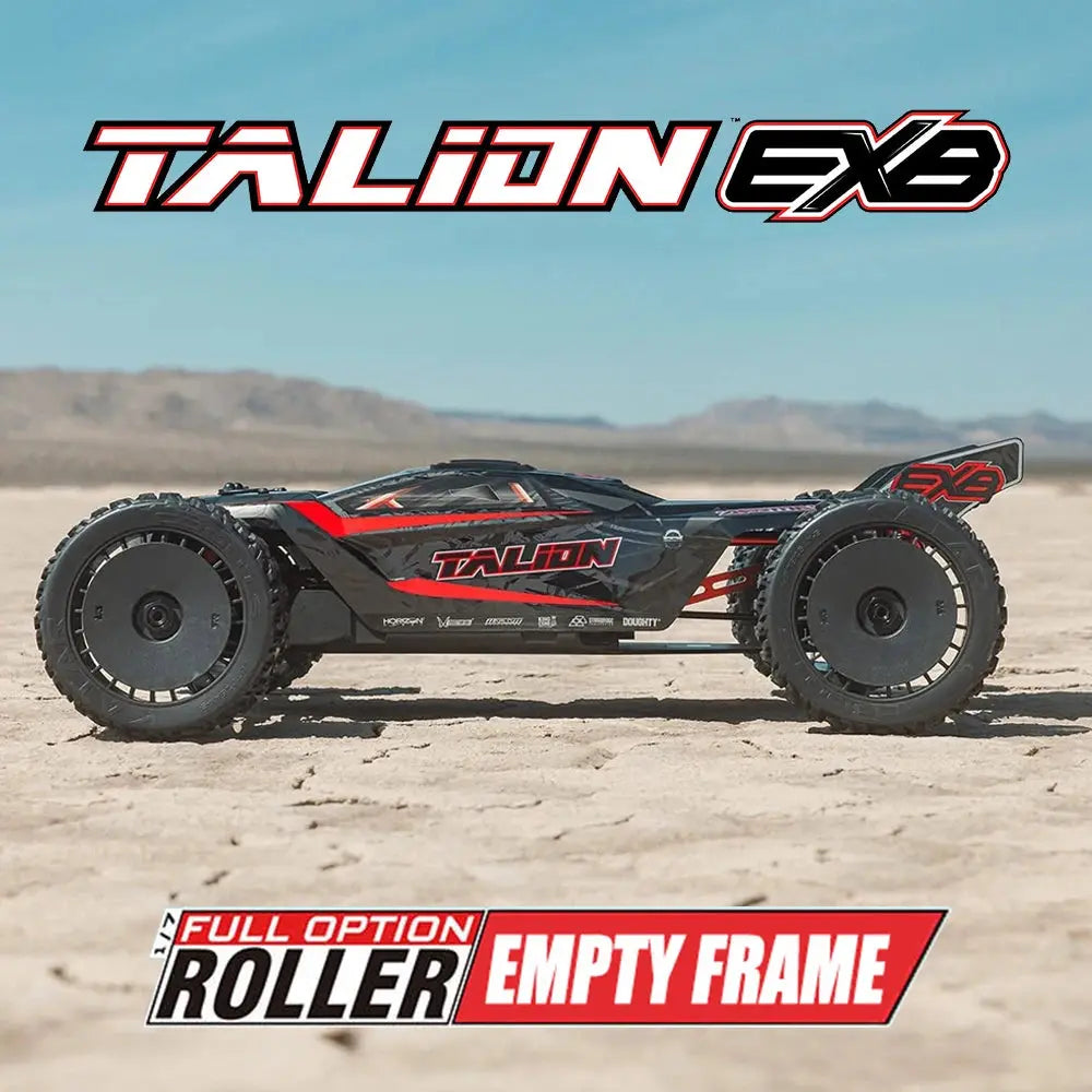 Random Recon ARRMA 1/7 TALION EXB 4WD Extreme Bash Roller Speed Truck Empty Frame RC Chassis ARA7207V6T1 - Random Recon
