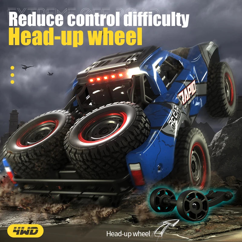 1/14 4WD RC Car 50KM/H High Speed Drift Pickup 2.4G Off-road Brushed Remote Control Vehicle Truck Model Adults Toys