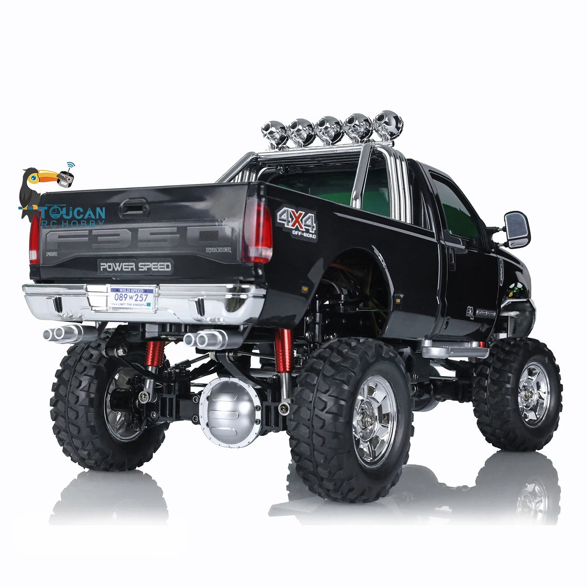 1/10 Off-road RC HG Pickup Truck P410 4*4 Rally Racing Crawler Car 2.4G Radio Motor ESC 540 Brushed Motor 160A Brushed ESC Model Car