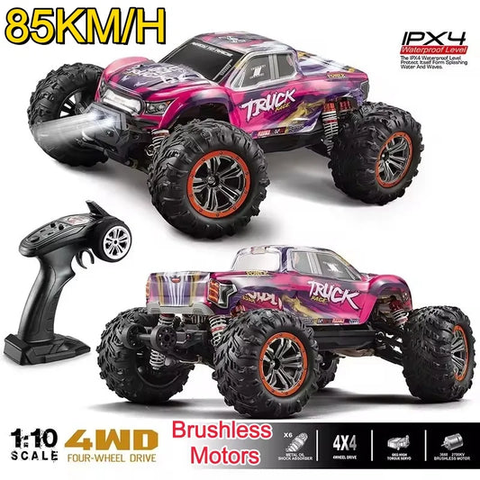 85KM/H High Speed Brushless RC Racing Car 2.4G 4WD1:10 Brushless Motor off-road climbing Vehical Rc Drift Car Boy Kid Car Gifts