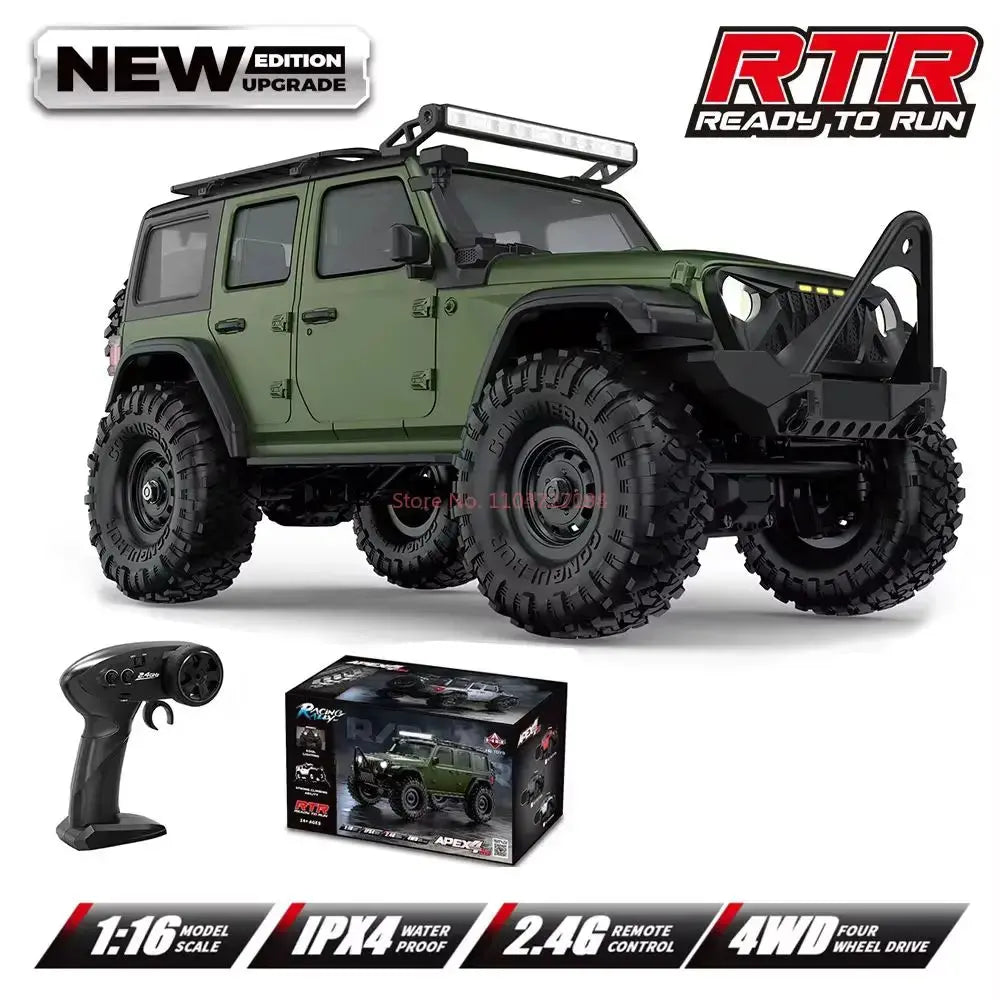 1:16 Scale Ford Bronco RC Rock Crawler Monster Truck 4WD High-Speed Electric Off-Road Toy Car for Boys Outdoor Gifts Random Recon