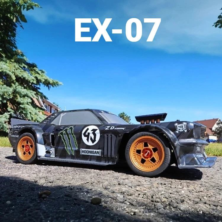 ZD Racing EX-07 1/7 Scale High-Speed Brushless Drift Car 4WD Electric Hypercar Rally Car Remote Control RC Car Model Toy Gift