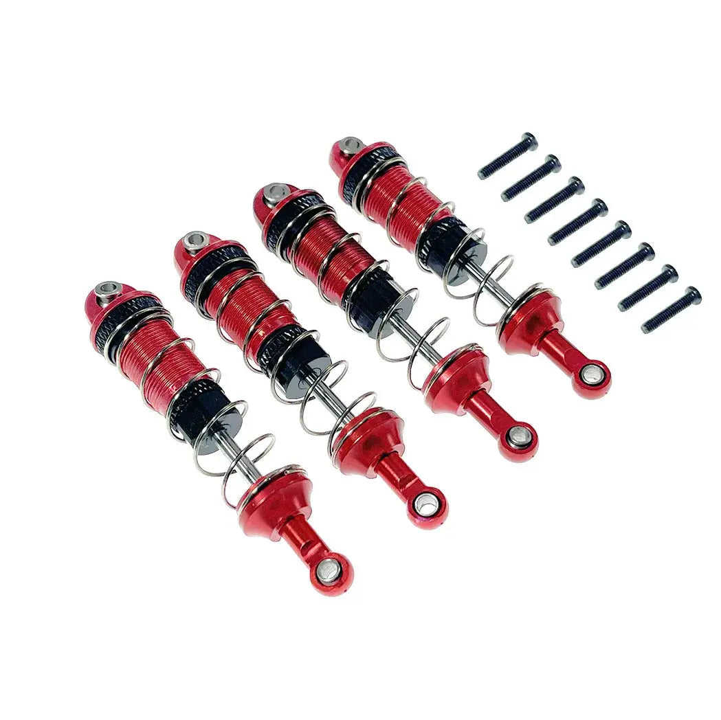 RC Car 4pcs Metal Oil Shock Absorber Damper for SCY 16101 16102 16103 16104 SG116 Q130 170 1/16 RC Car Upgrade Parts Accessories Random Recon