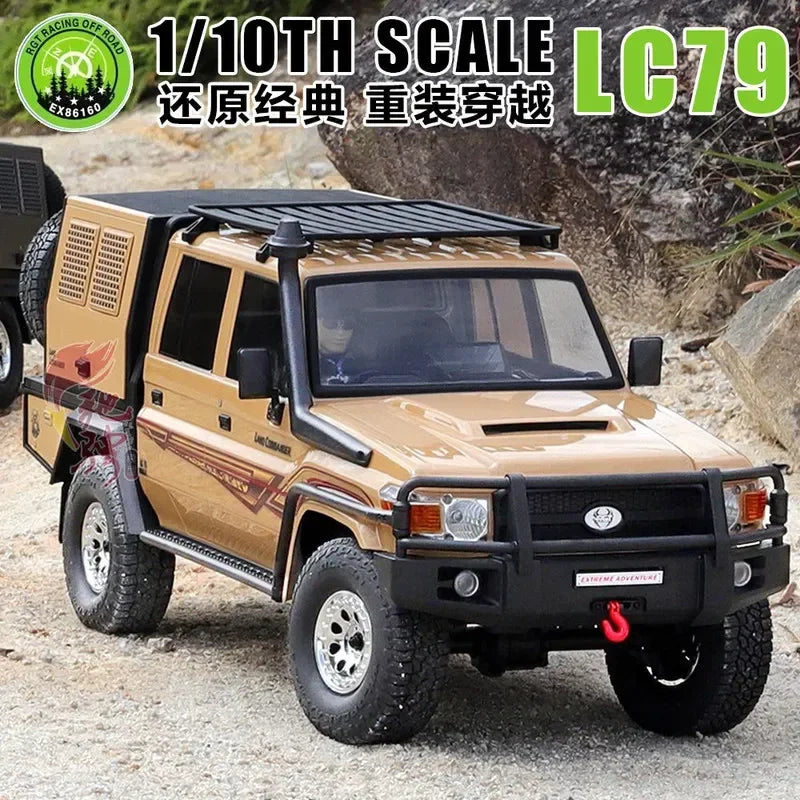 RGT EX86160 1/10 READY TO-RUN ROCK CRAWLER LC79 Commander Remote Control Climbing Vehicle Simulation Off Road RC Model Vehicle