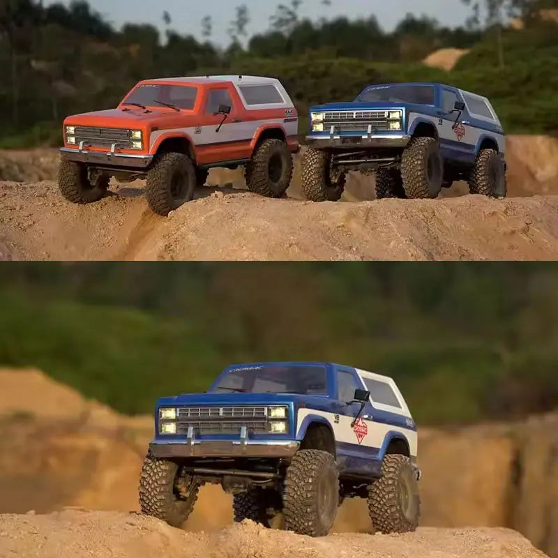 Hot 1/10 CROSSRC AT4 PRO 4WD RC EMO Professional Crawler Car Remote Control Off-road Two-Speed Climbing Vehicle Toy Model Gifts
