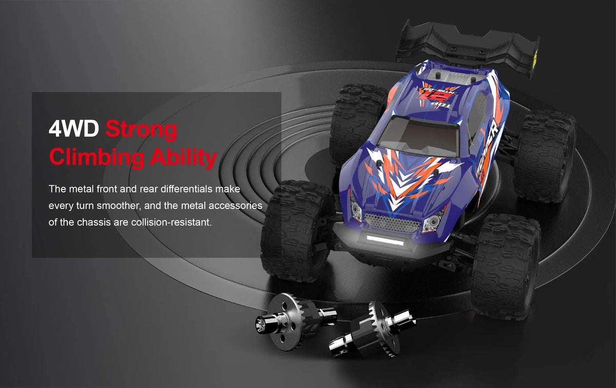 JIUSI MT14R 1/14 Brushless RC Car - 80km/h 2.4G Off-Road Racer Random Recon